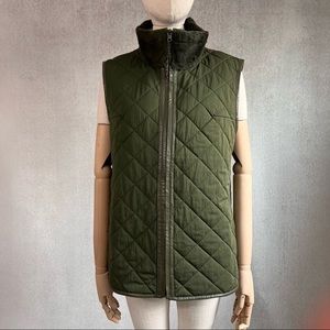 Pologeorgis Quilted Fur Lined Vest